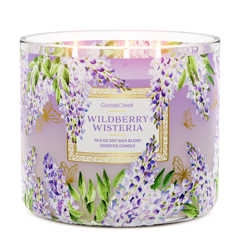 Wildberry Wisteria 3-Wick Candle (S4YXP)